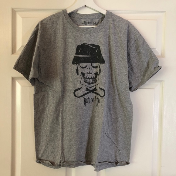 Men’s Hook and Line Graphic T-Shirt - Picture 1 of 4